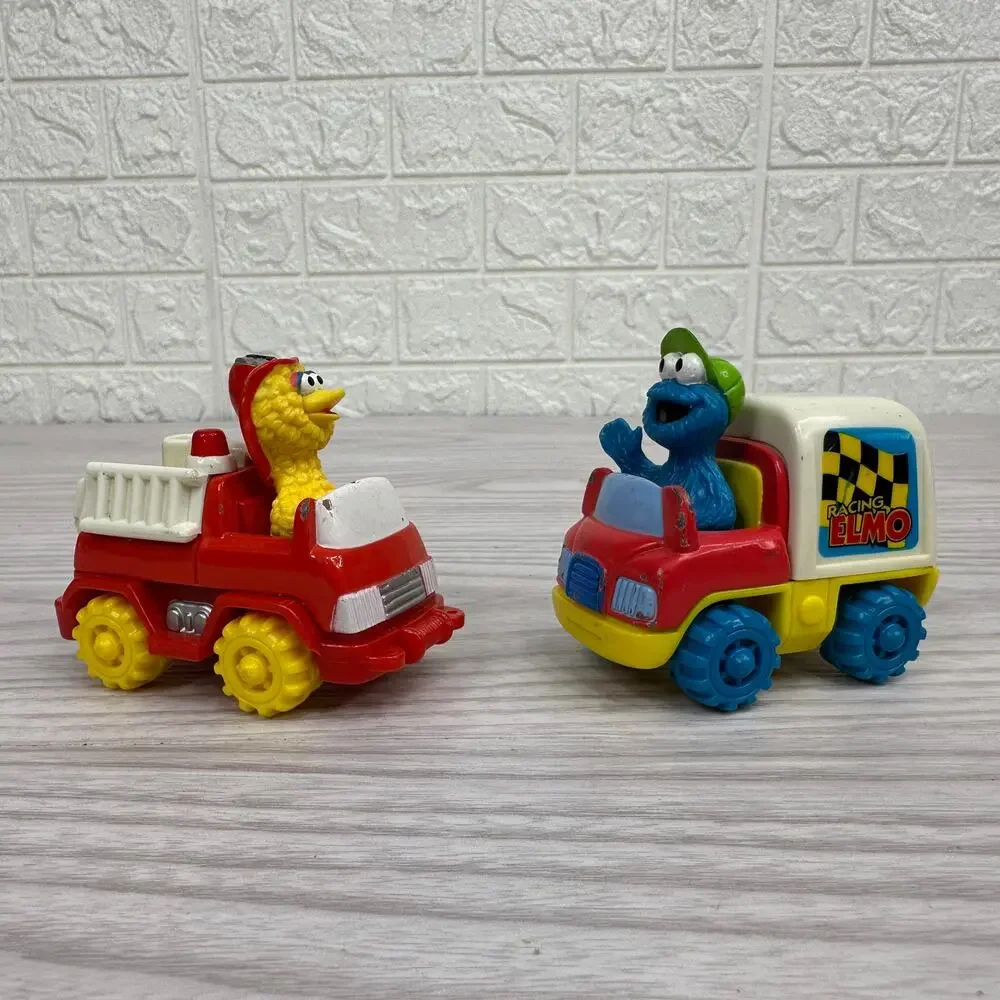 Tyco PreSchool Toys Set of 5 Sesame Street Characters Die Cast Cars Vintage 90s